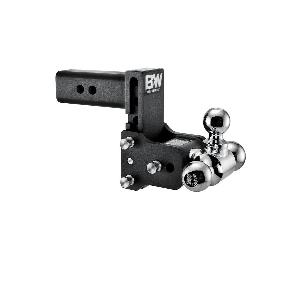 B&W Tow & Stow adjustable height hitch for level towing