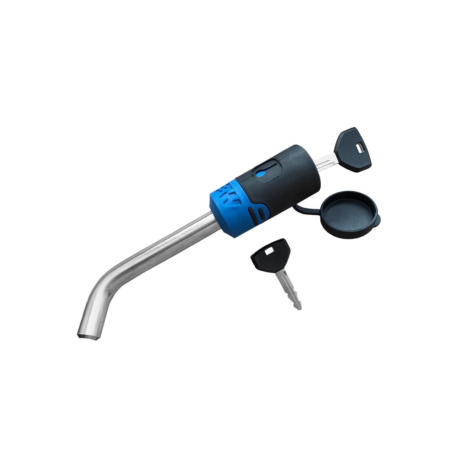 B&W TS51230 auto-locking hitch lock for quick, secure 2-inch receivers.