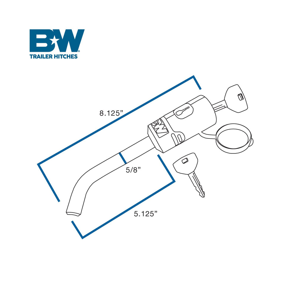 Stainless steel construction resists rain and road spray for durability.