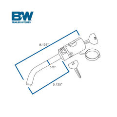 Stainless steel construction resists rain and road spray for durability.