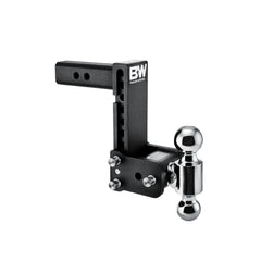 B&amp;W Tow &amp; Stow adjustable ball mount in 2in receiver for level towing versatility