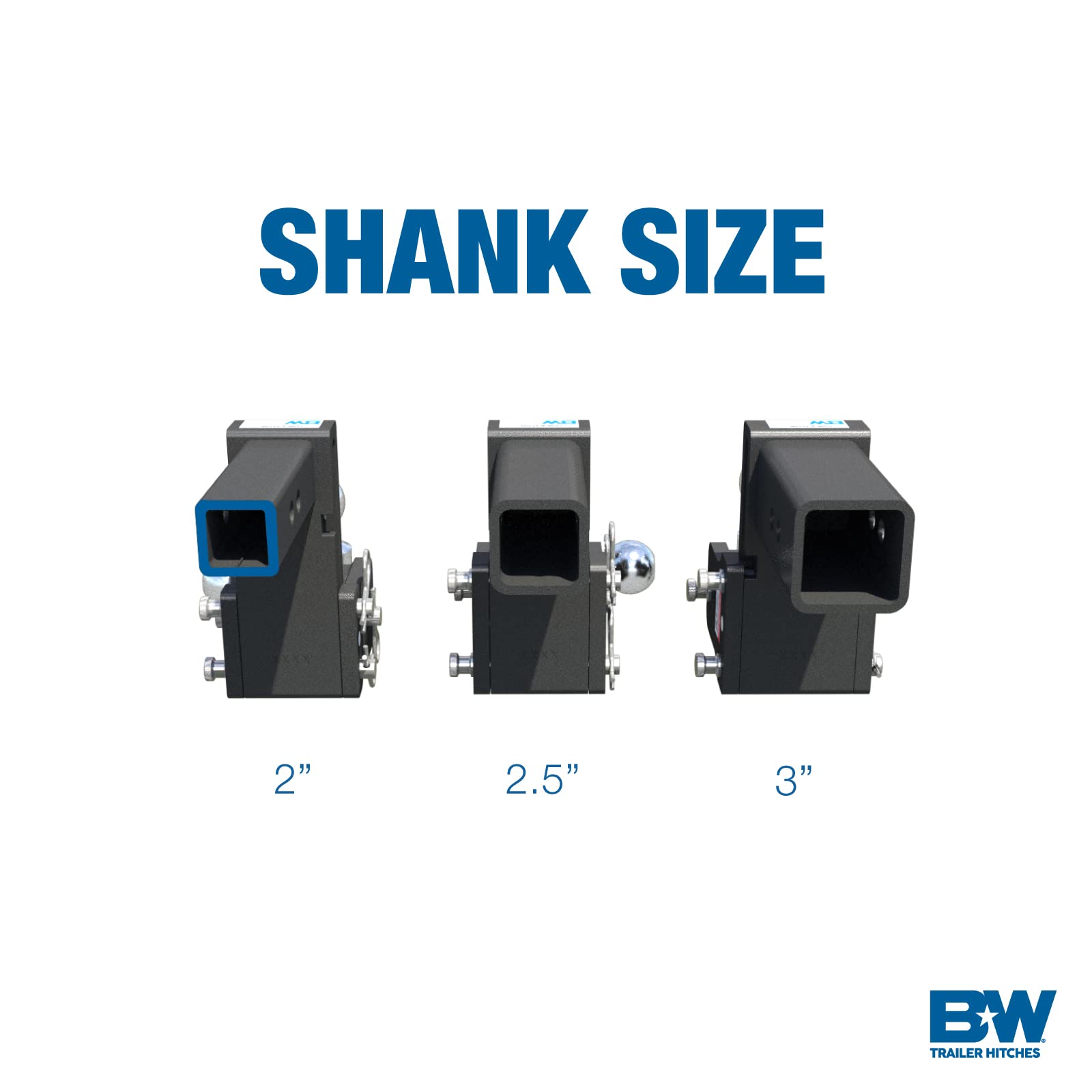 B&W Tow and Stow durable e-coat and powder coat finish resists corrosion.