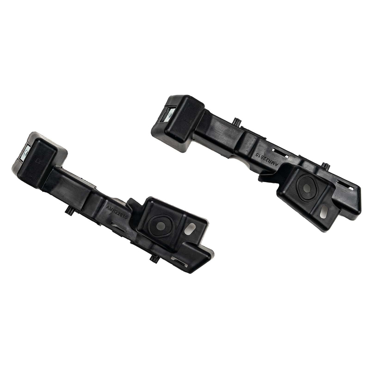 BXZ front bumper bracket, passenger-right side, black for Malibu — direct replacement part