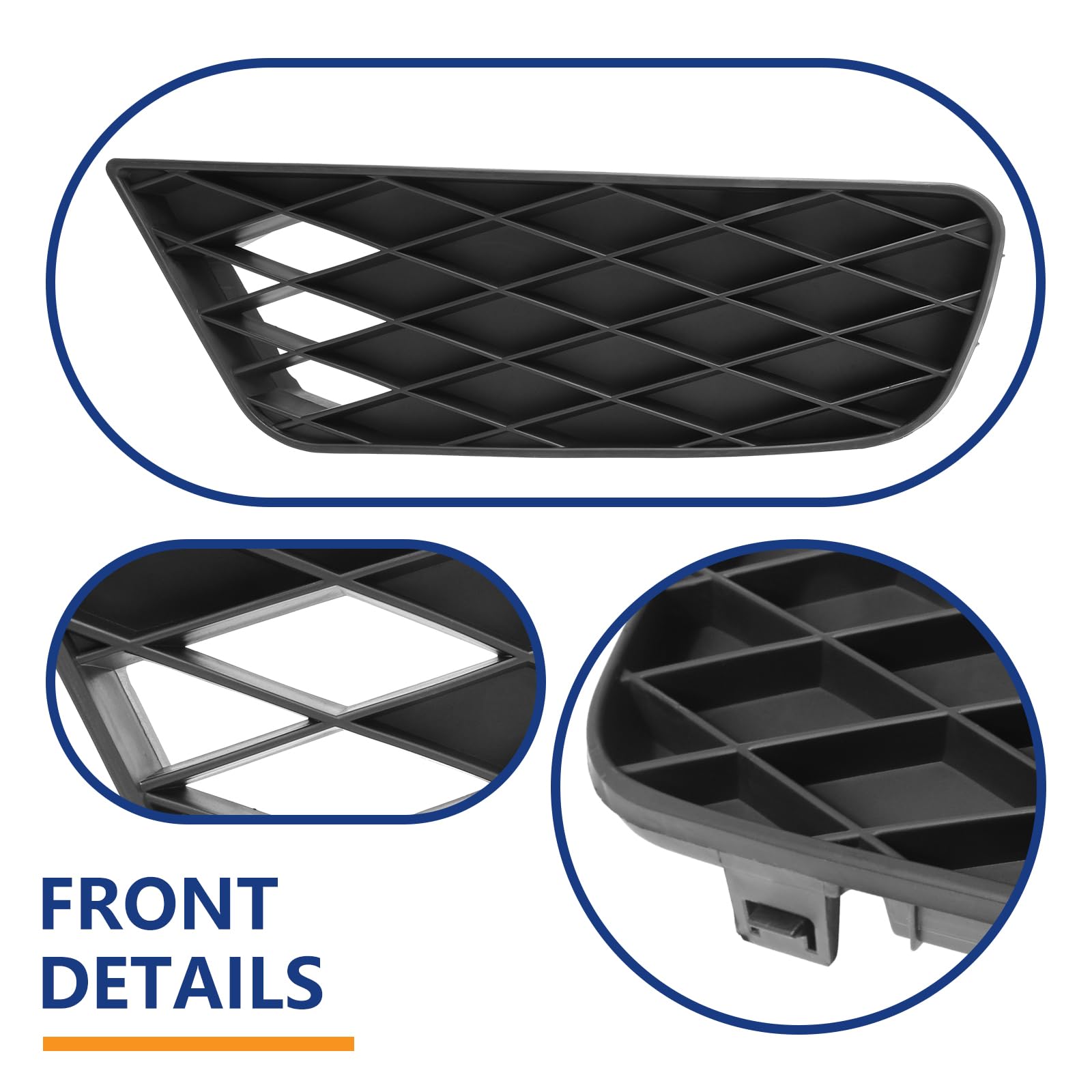 BXZ direct-fit replacement for 2009-2011 Civic bumper insert