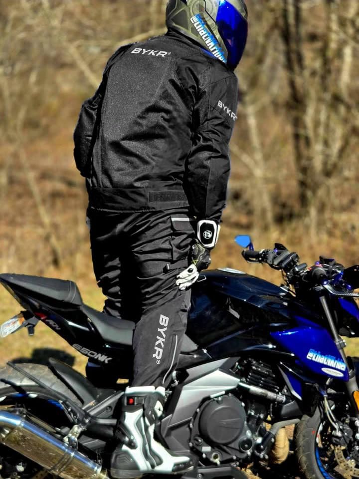 BYKR Cordura and Reissa fabrics provide waterproof performance in rain