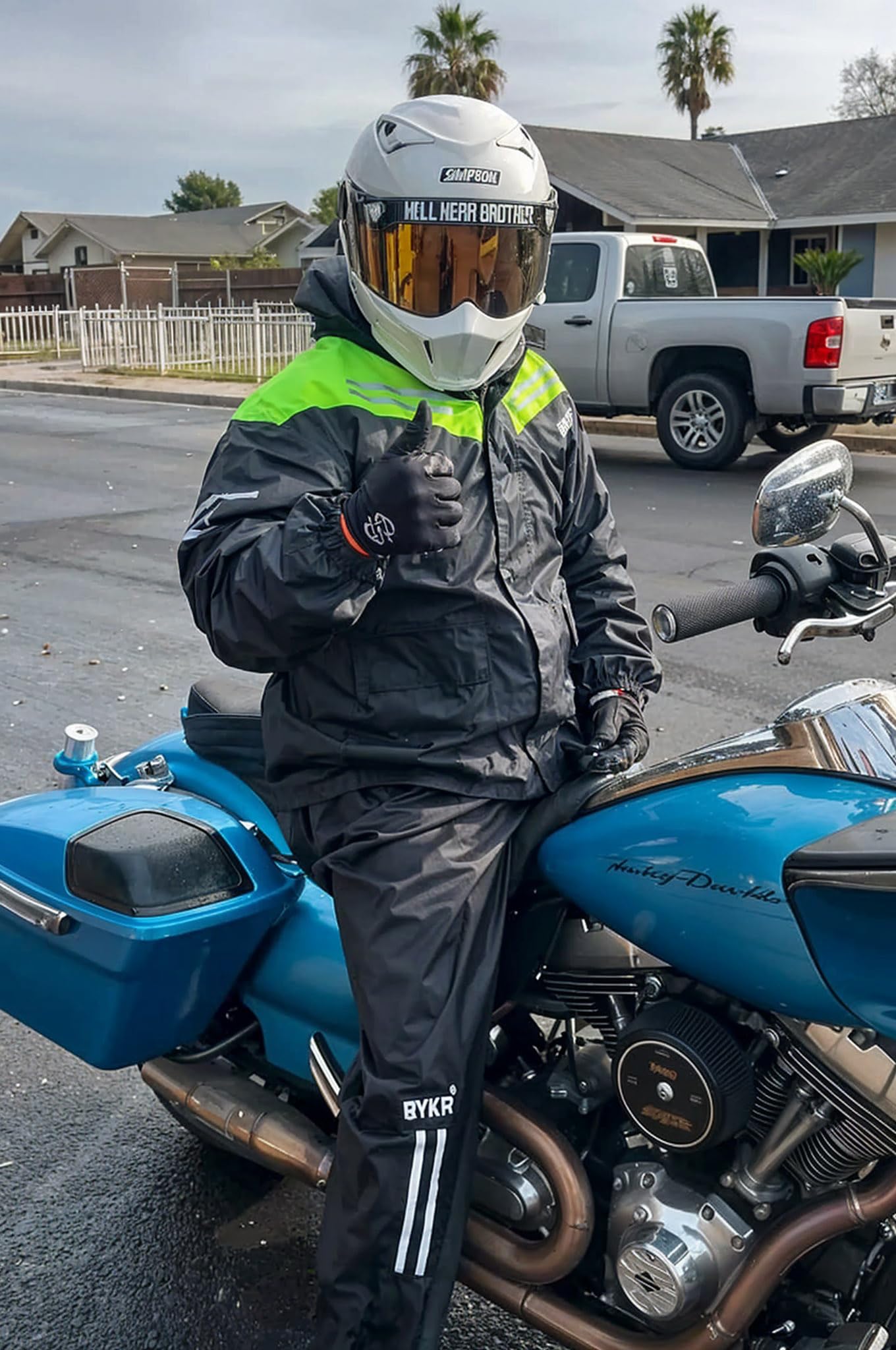 BYKR zipper and Velcro closure shown for secure fit