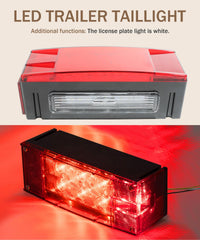 Bylikeho low-profile rectangular trailer lights add a sleek, space-saving fit.