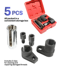 Bylikeho O2 sensor socket fine pry bar provides precise leverage for stubborn sensors.