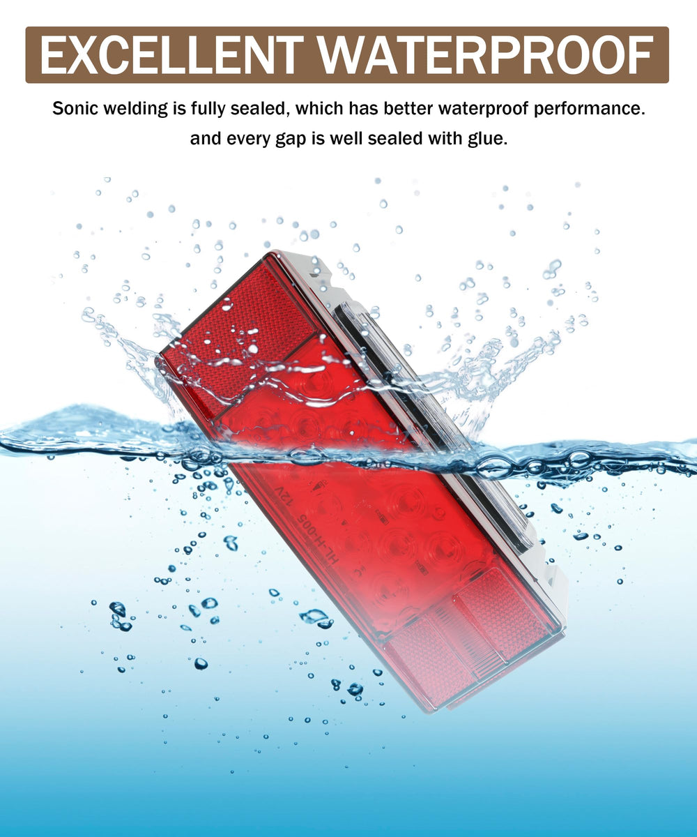 Bylikeho submersible trailer lights perform reliably underwater and in rain.