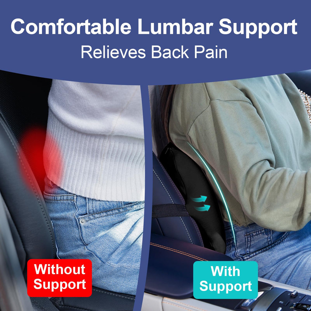 BYMECOST ergonomic back curve supports the spine during long drives.