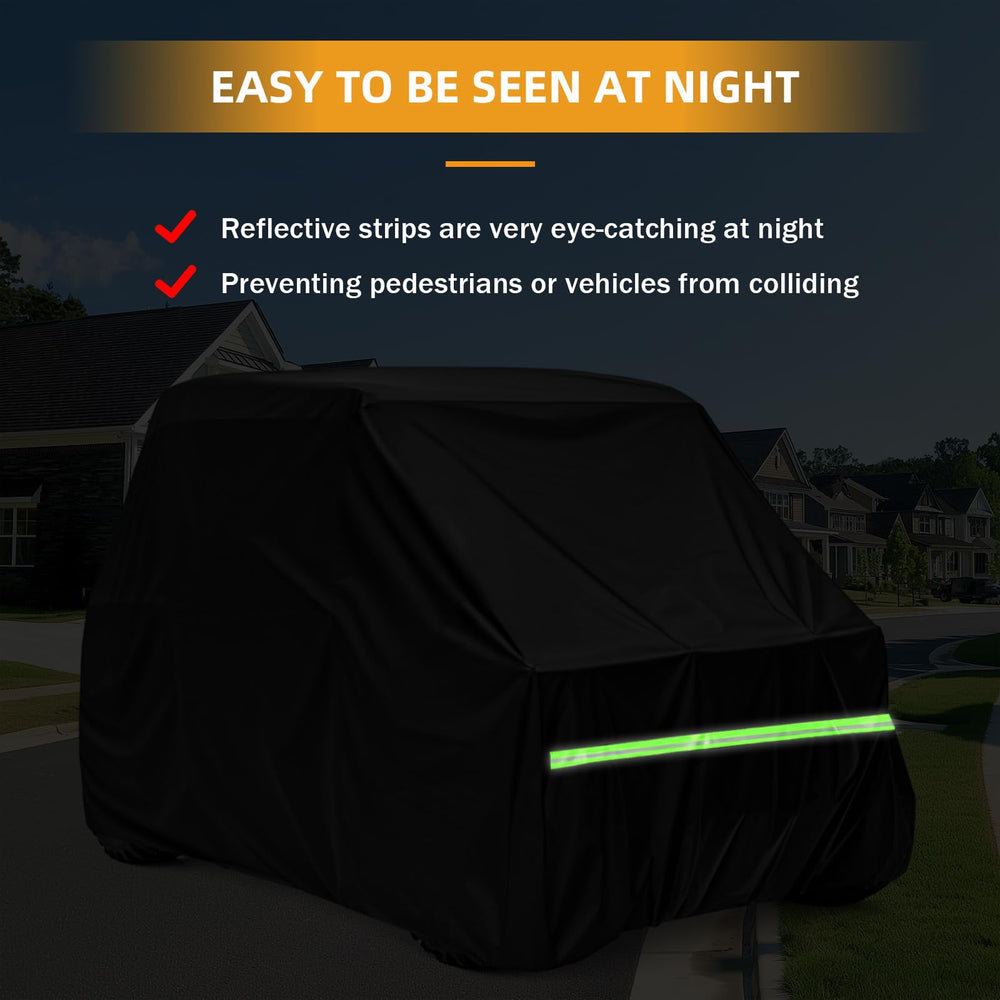 BystralX universal compatibility covers most 4-6 seater UTV models for protection.
