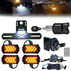 BystralX UTV turn signal kit with 110dB horn for safer trail signaling