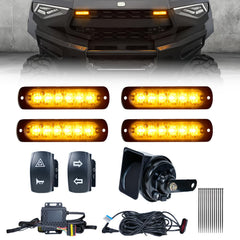 BystralX UTV turn signal kit with 110dB horn for clear signaling
