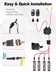 BystralX slim turn signals fitting tight UTV corners