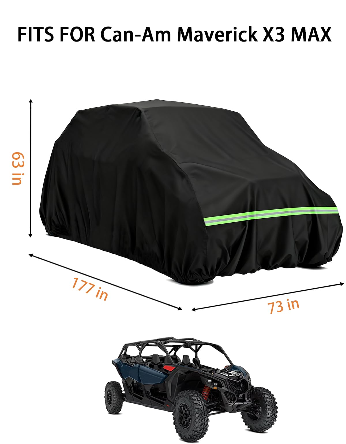 BystralX X3 MAX cover waterproof fabric in rain
