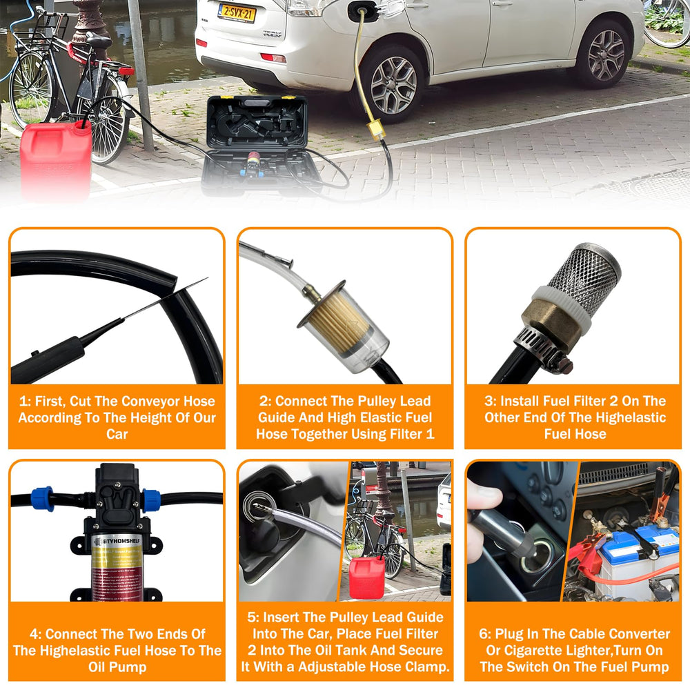 Bythomshelf 70W copper motor delivers efficient, fast fuel transfer