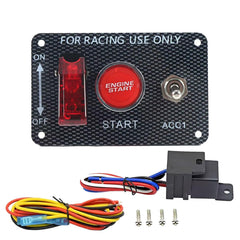 BYYOUIV 3-in-1 ignition panel front view with rugged carbon fiber build.
