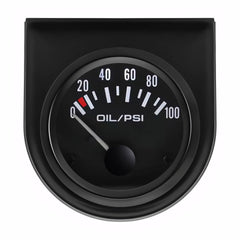 BYYOUIV oil pressure sensor shows precise 0–100 PSI range for monitoring.