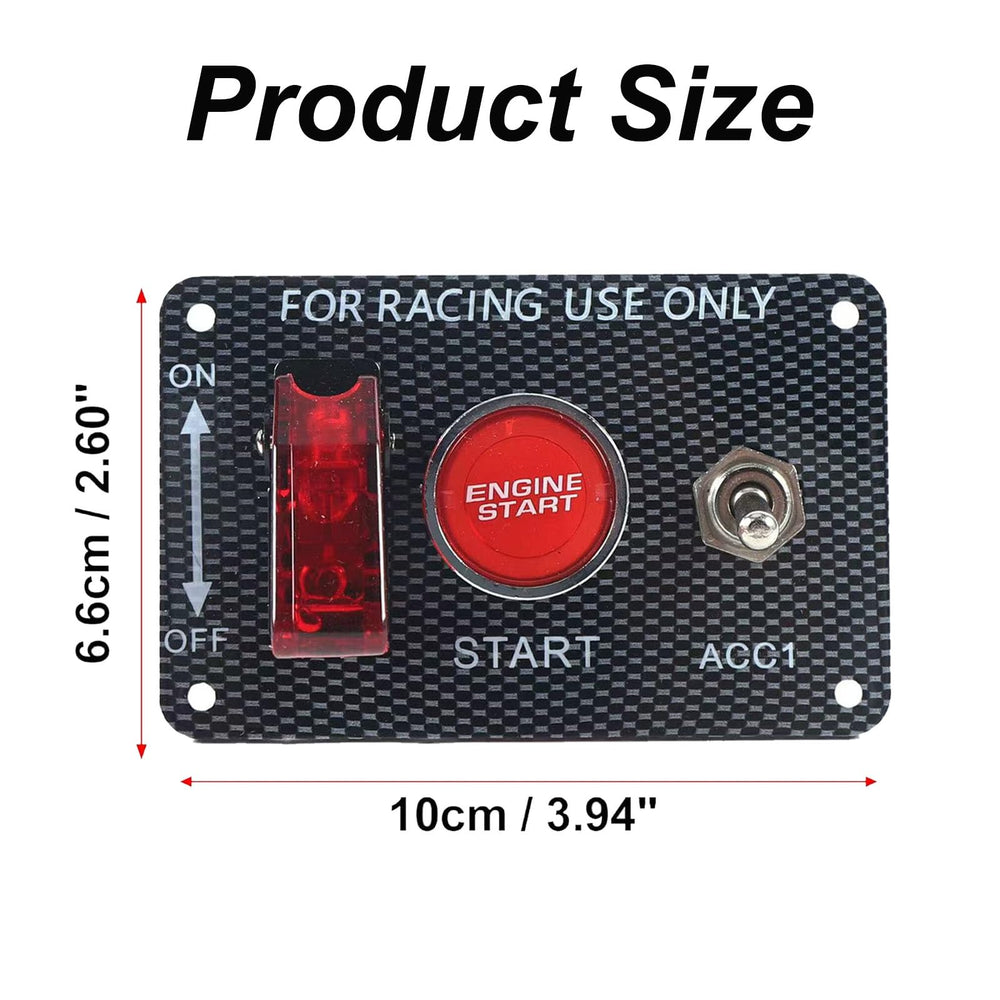 BYYOUIV on/off toggle switch with LED indicator for night use.