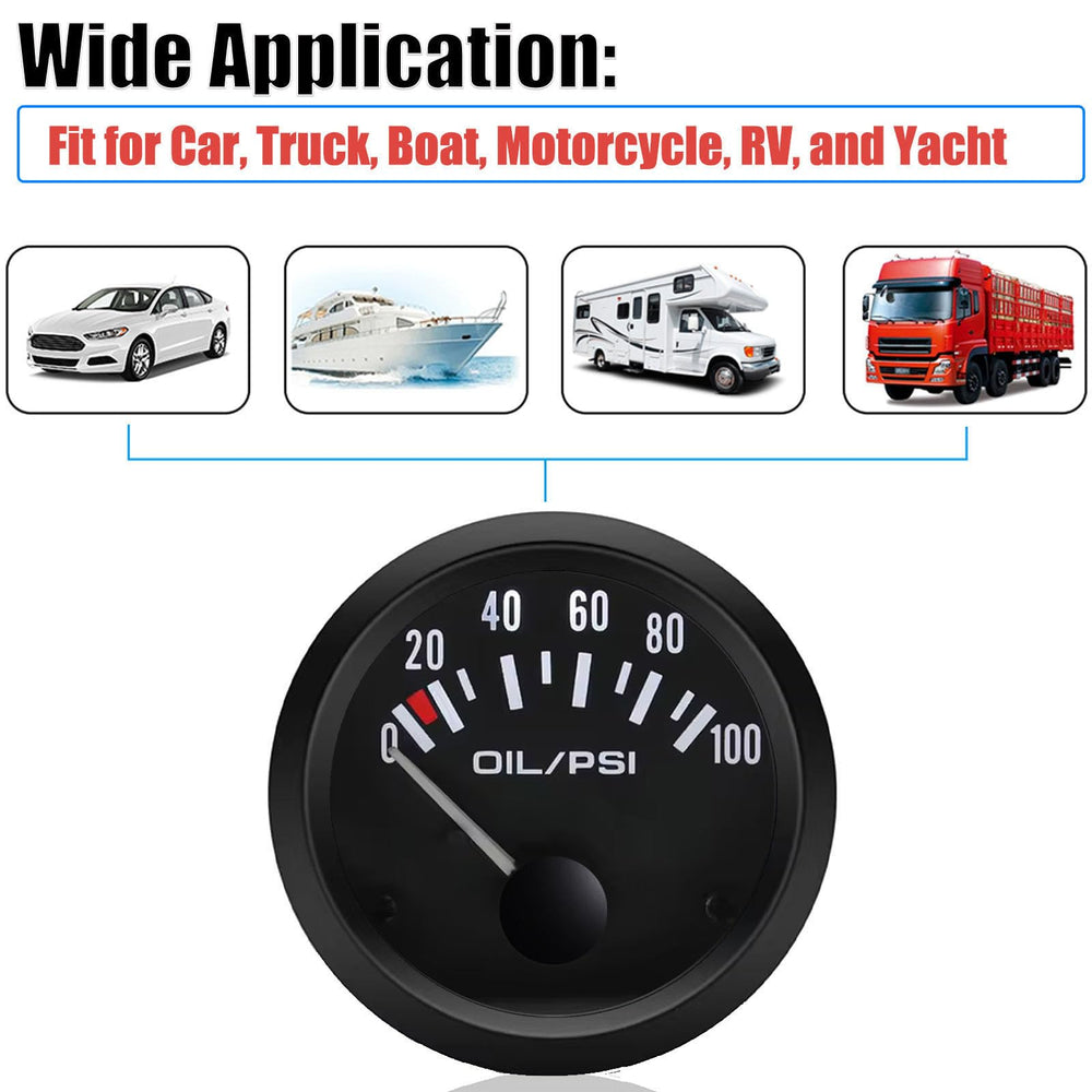 BYYOUIV dash installation view demonstrates universal 12V DC compatibility.