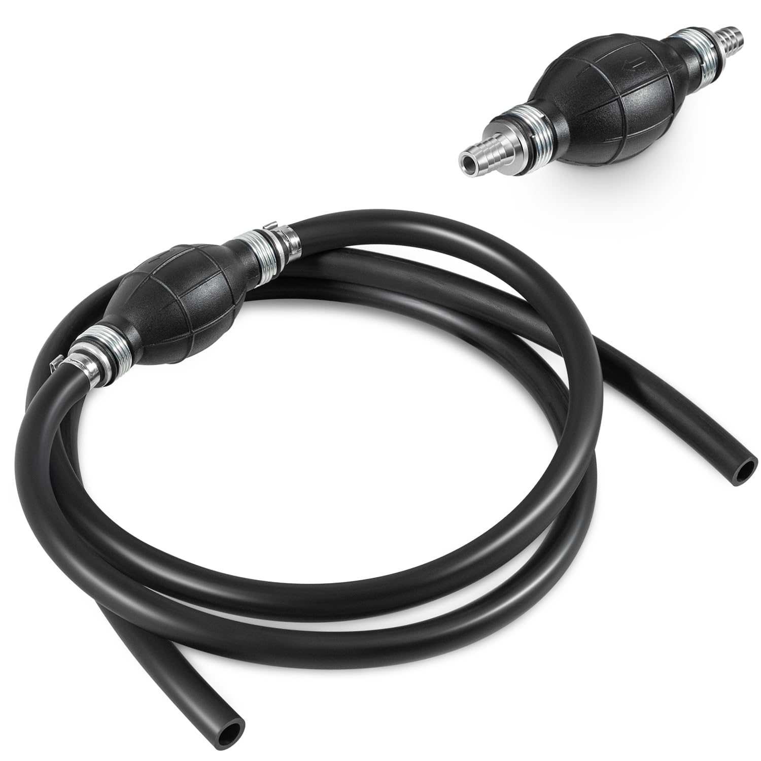 Bzcovac fuel line assembly 6 ft nylon braided for durable fuel transfer between tank and engine.