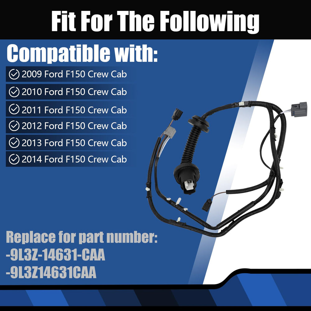 B.ZSSY Easy 15-30 minute install wiring harness for crew cabs