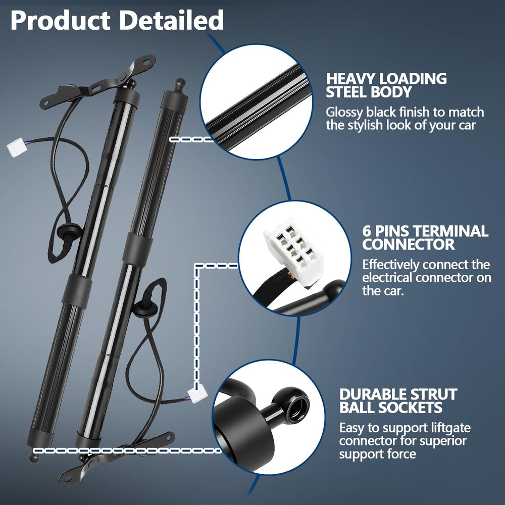 B.ZSSY tailgate strut durability with upgraded materials.