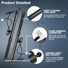 B.ZSSY tailgate strut durability with upgraded materials.