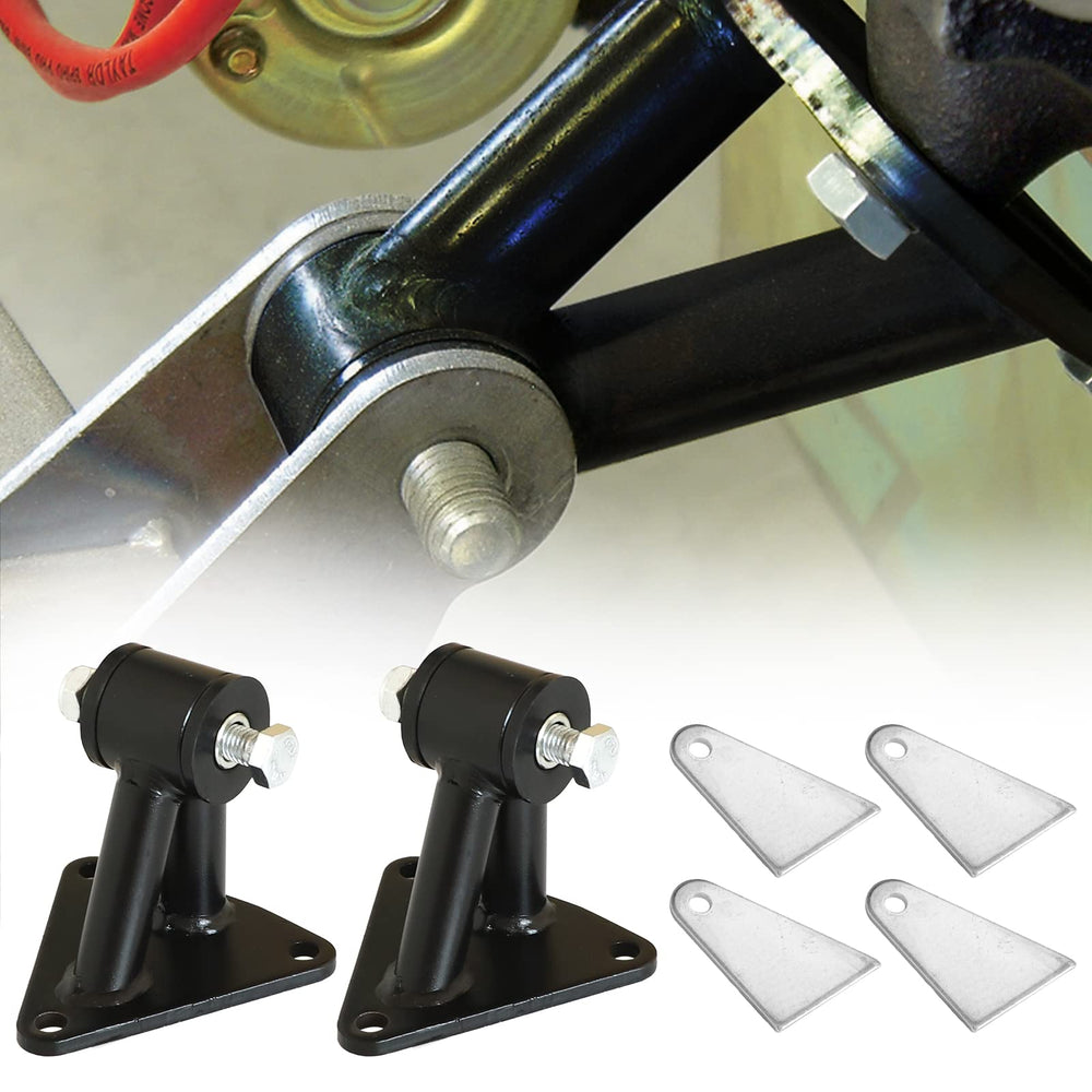 BZSSY universal weld-in engine mount kit main view for SBC/BBC swaps