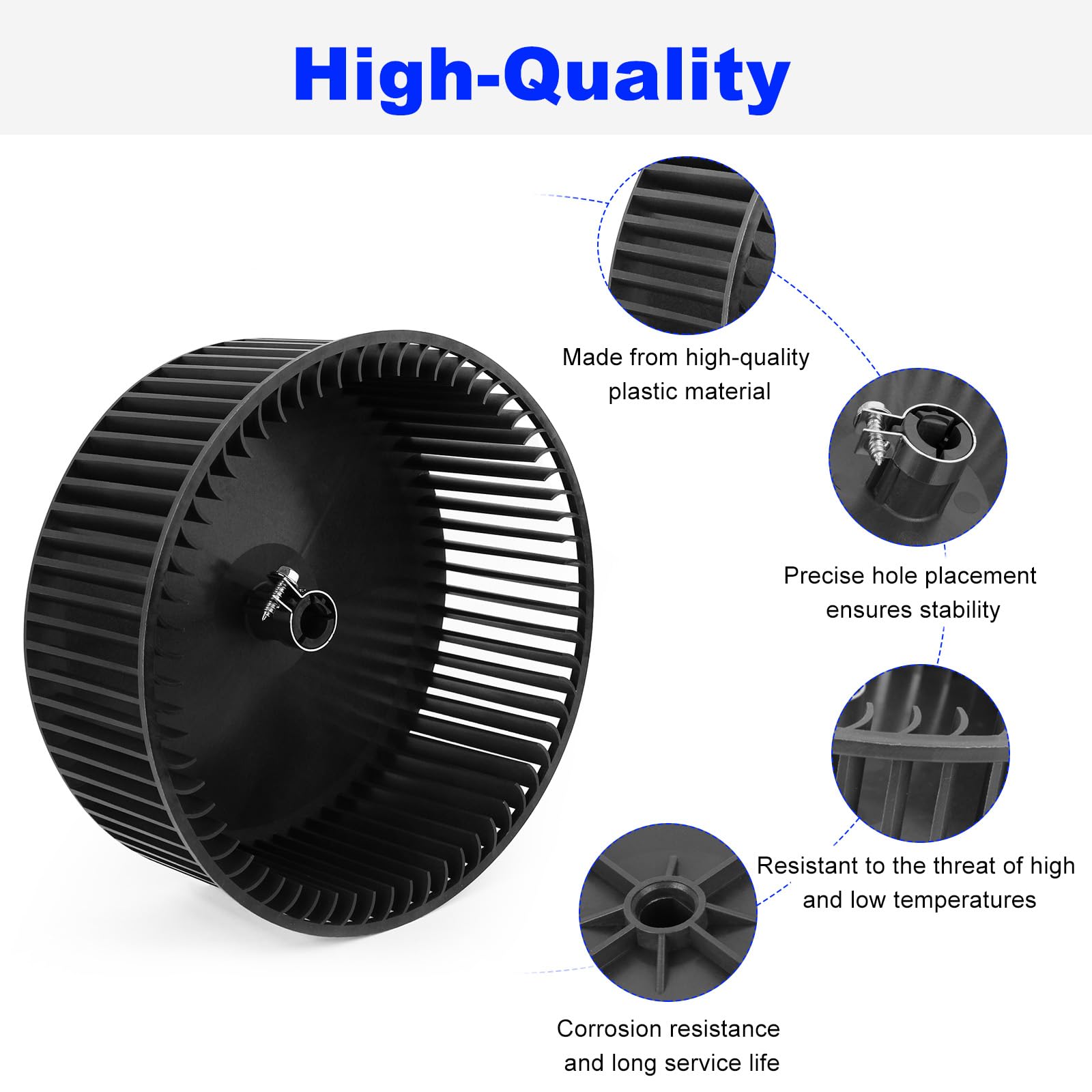 BZTT blower wheel 385002300 offers corrosion resistance and long-lasting operation.