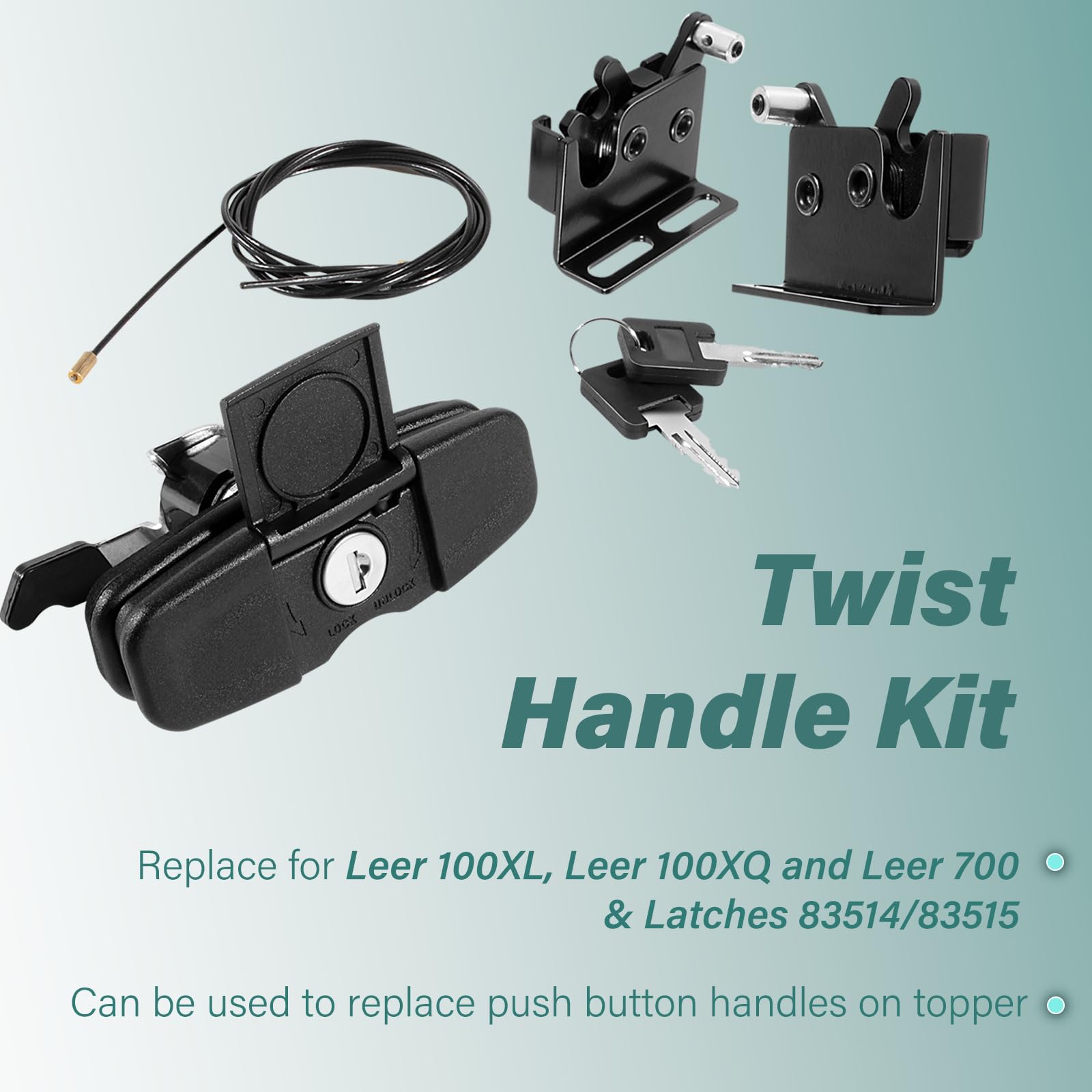 Bzumperyz LEER latch set 83514-83515 for secure latching