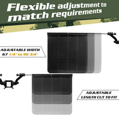 BZVQLO 00108-2 easy-install mud flap kit with no drilling required.
