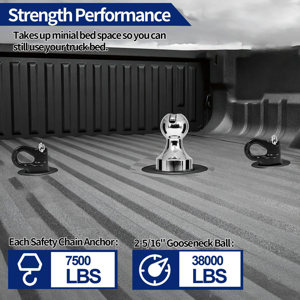 BZVQLO cast steel anchors with carbide finish deliver durable hitch performance.
