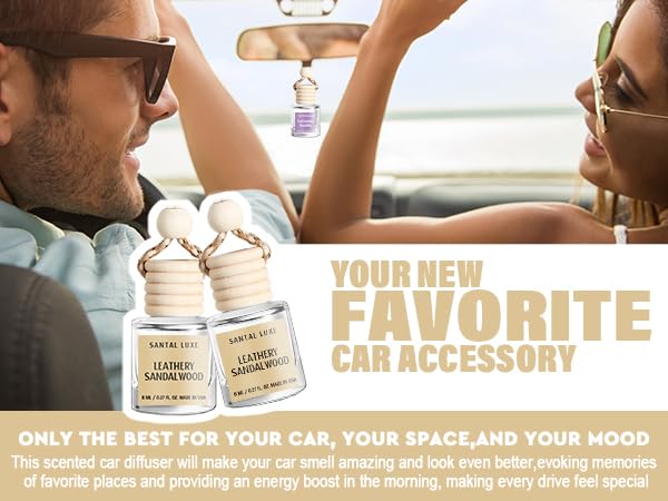 C Classy car diffuser highlights bergamot, clove, and eucalyptus for a fresh drive.