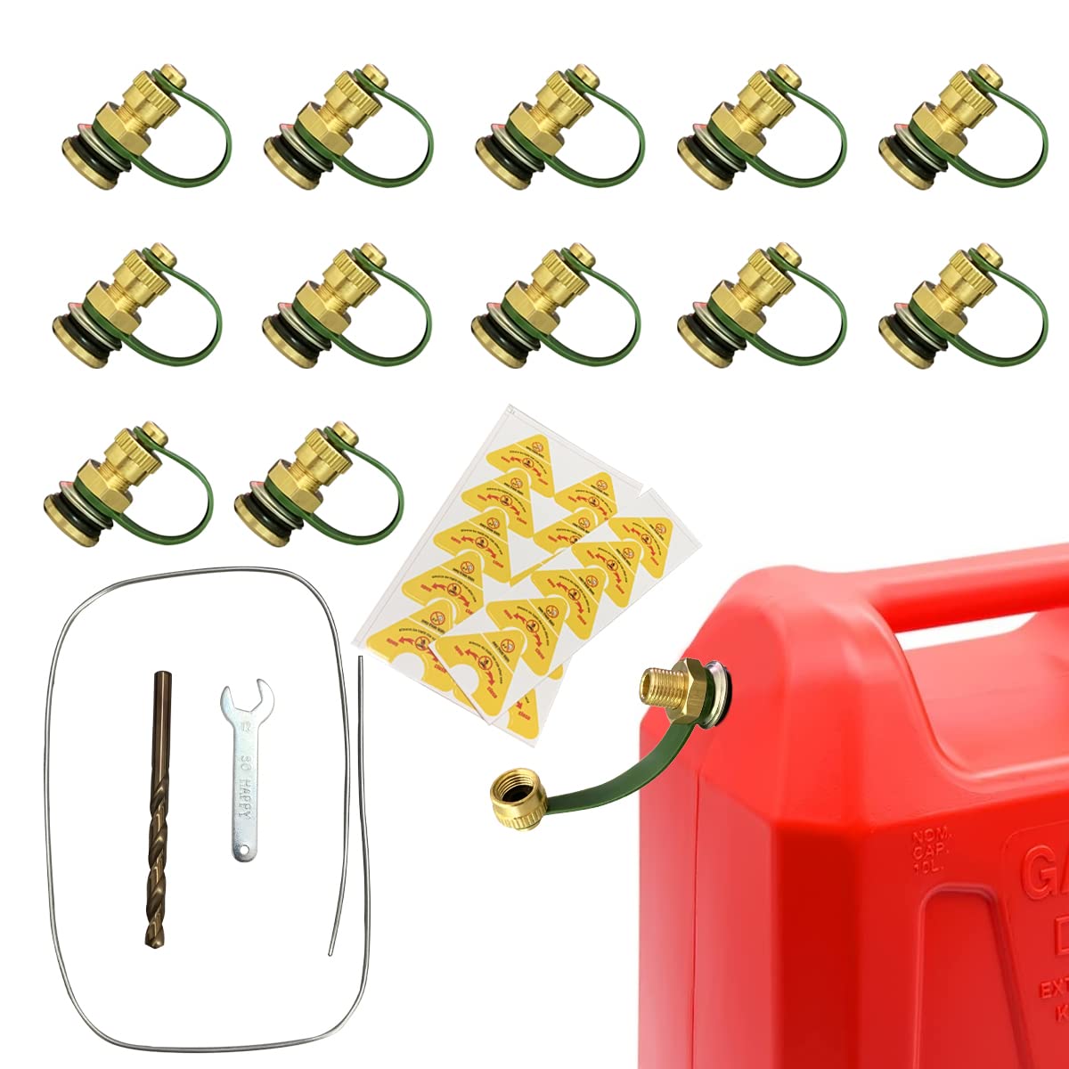 C CLINK brass fuel can vent cap for durable fast-flow venting
