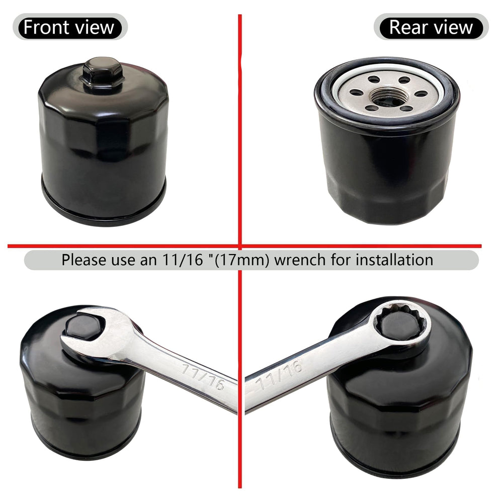 Oil filter body with integrated design for Hisun UTVs