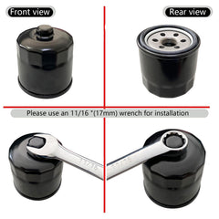 Oil filter body with integrated design for Hisun UTVs