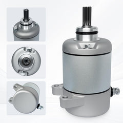 C CLINK starter motor for Honda Rancher 350 copper inner ring close-up emphasizes durability.
