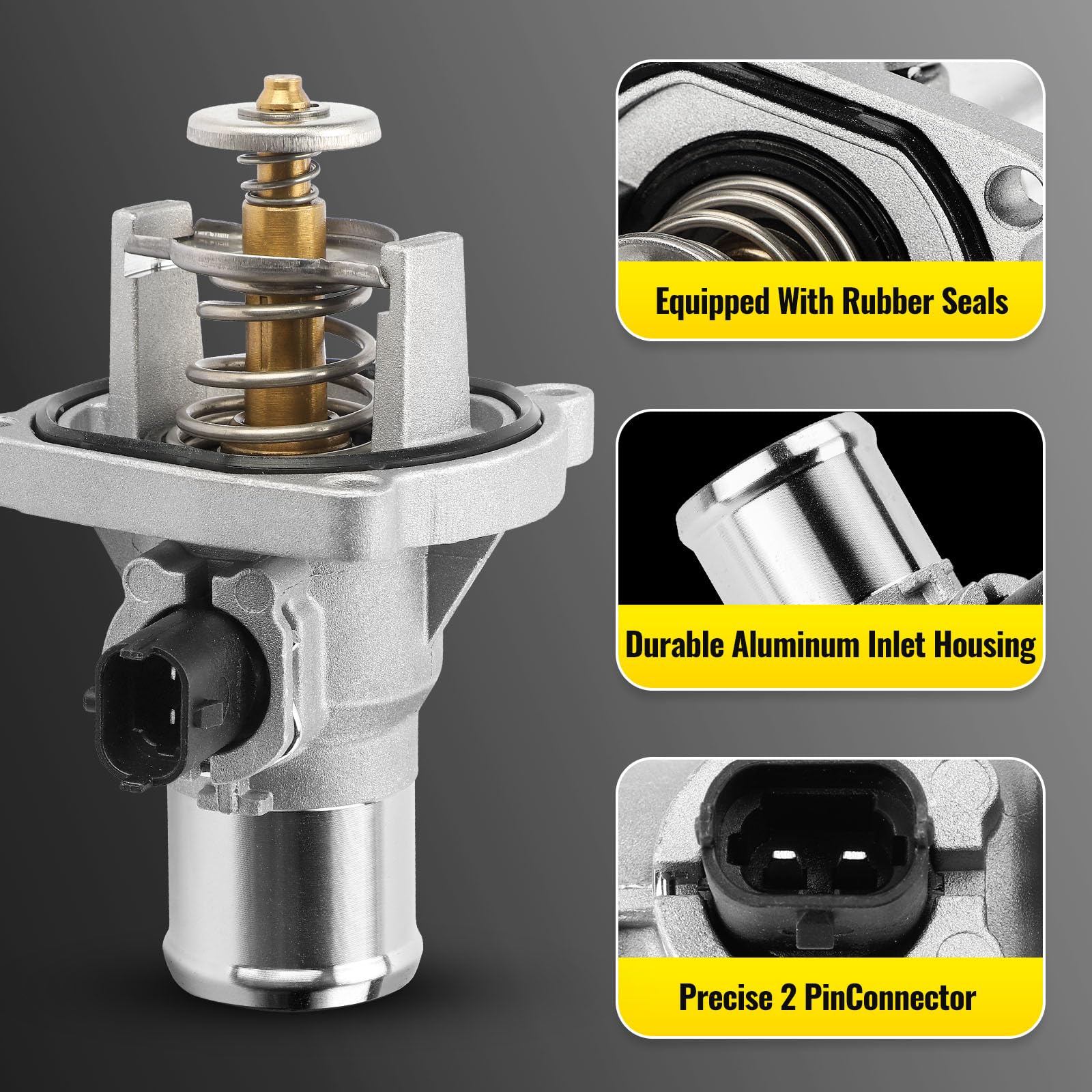 C-Tzu thermostat housing installation view demonstrates straightforward mounting