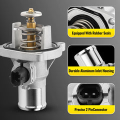 C-Tzu thermostat housing installation view demonstrates straightforward mounting