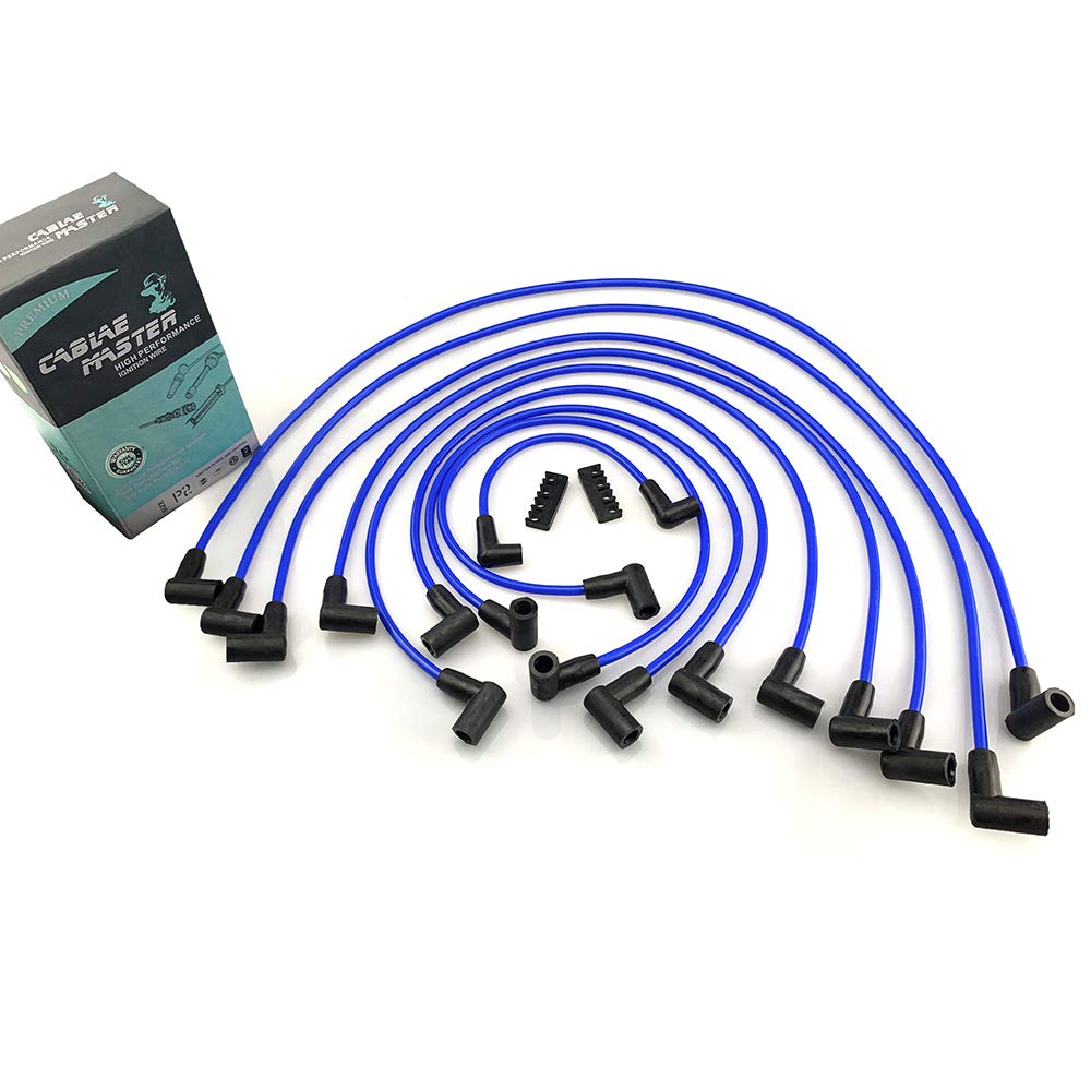 Cable Master spark plug wire set nine-wire harness delivering reliable high-load performance for HEI SBC/BBC engines.
