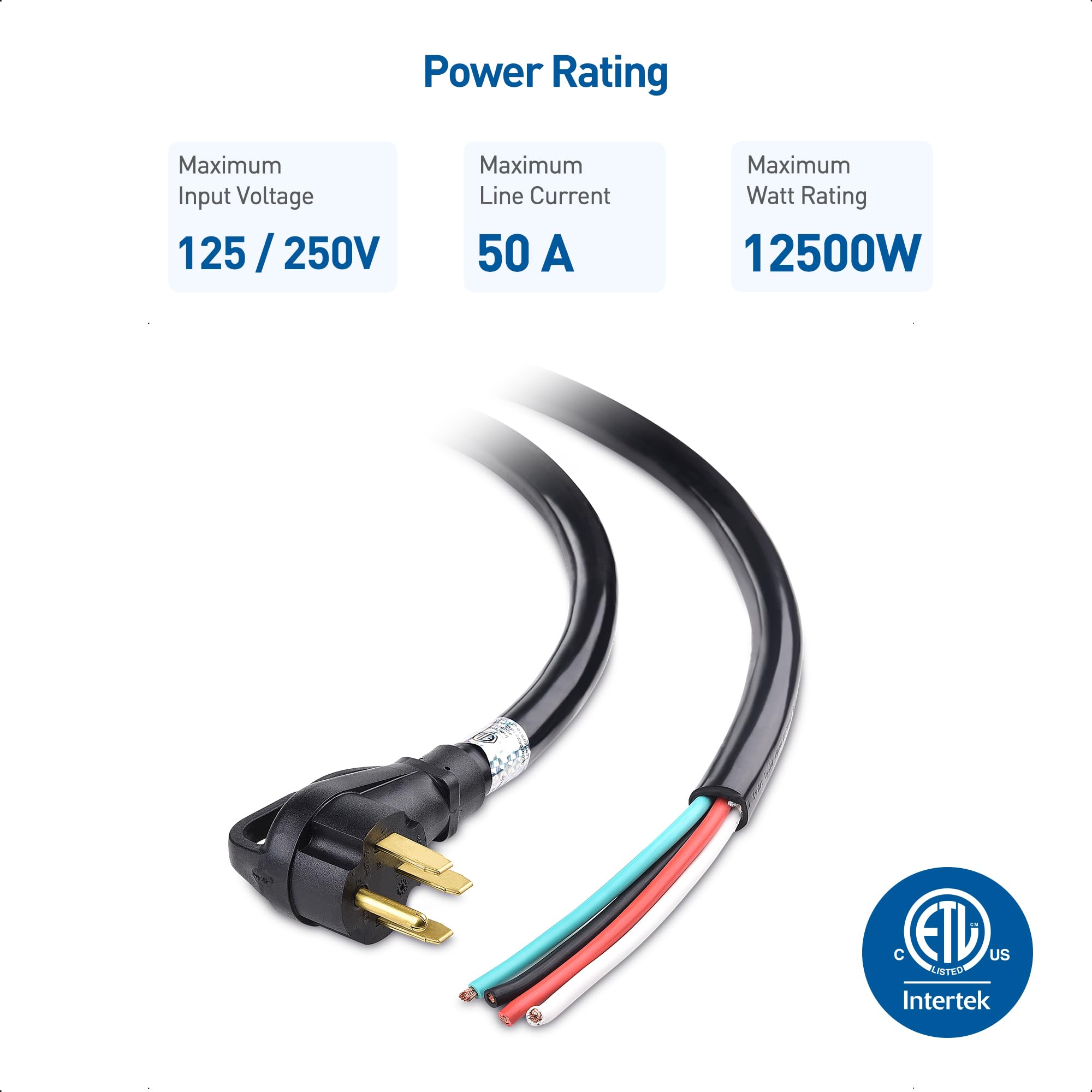 Cable Matters 6/8 AWG copper conductors delivering robust current capacity