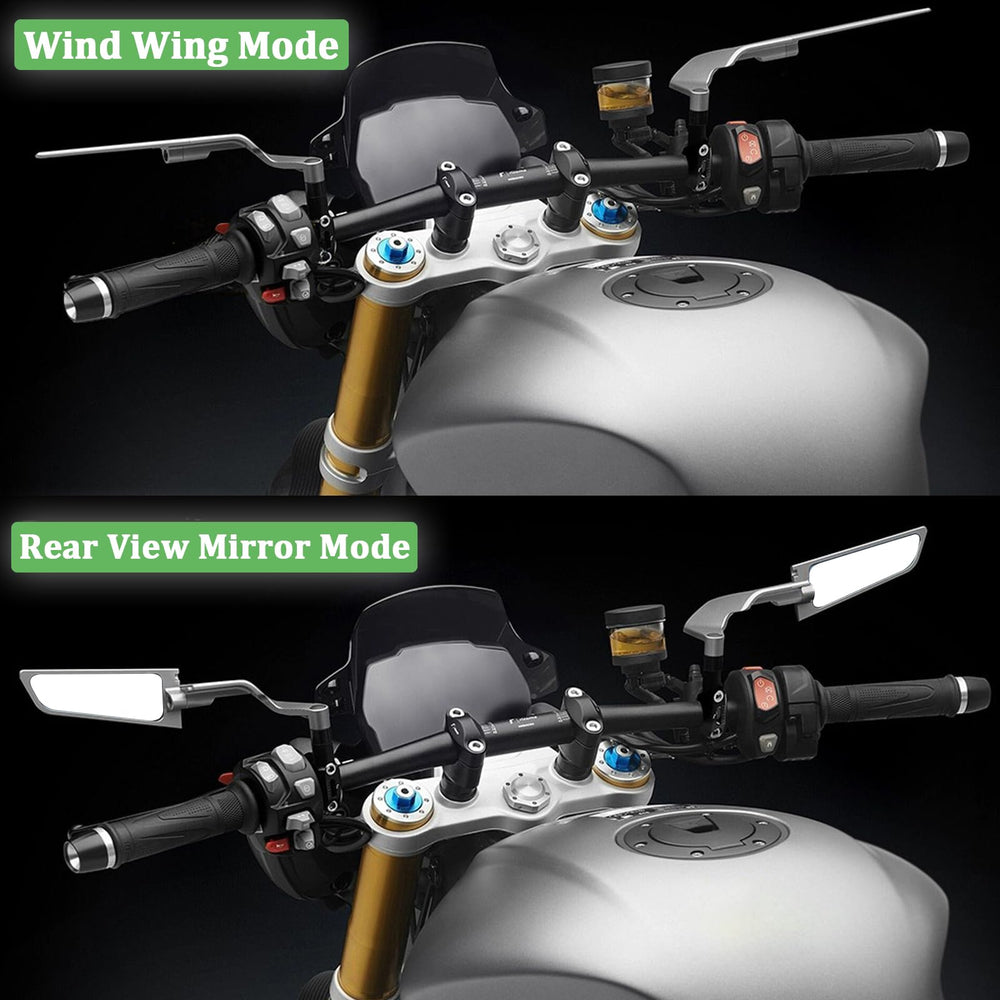 Caboriallan rearview mirror wide-view design improves lane awareness.