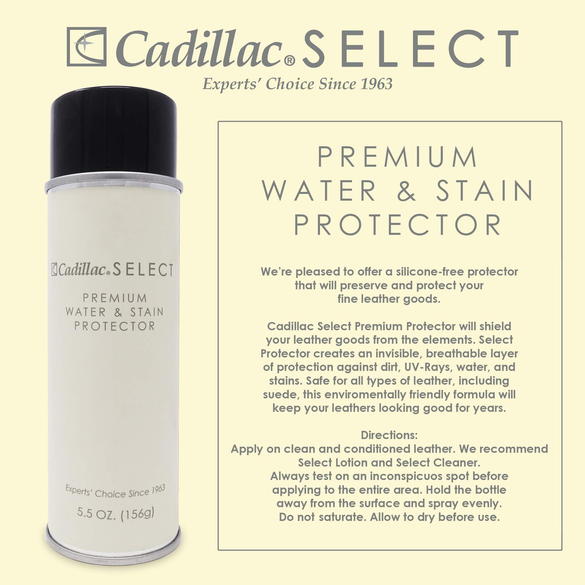 Cadillac Select Premium Leather Care Kit swatch enabling safe testing before full application.