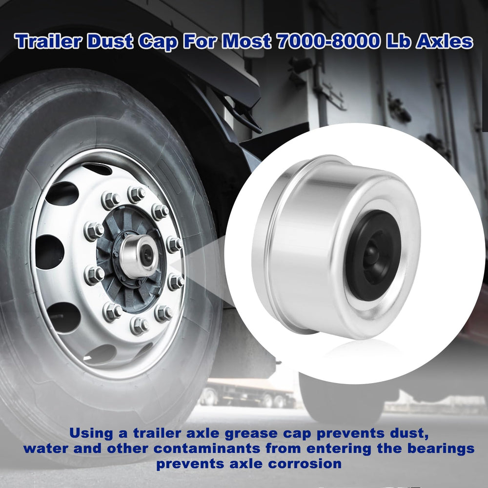 CAETOUNG EZ Lube compatible cap for 7000-8000 lb trailers