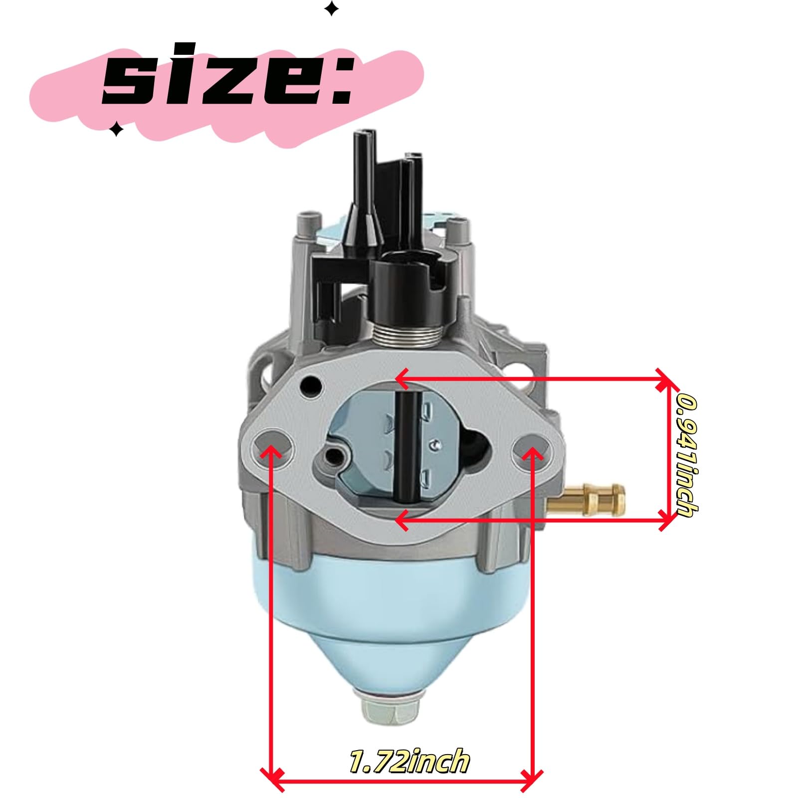 CAFEZAYO GCV160 carburetor compatible with Husqvarna and other brands for easy tune-ups