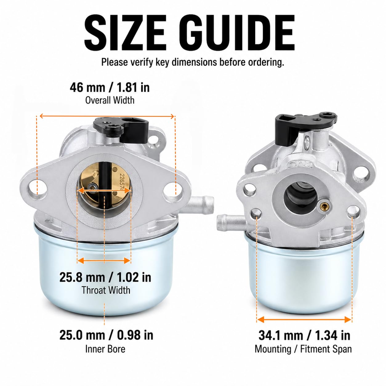 CAFEZAYO spark plug included supports reliable ignition during operation.