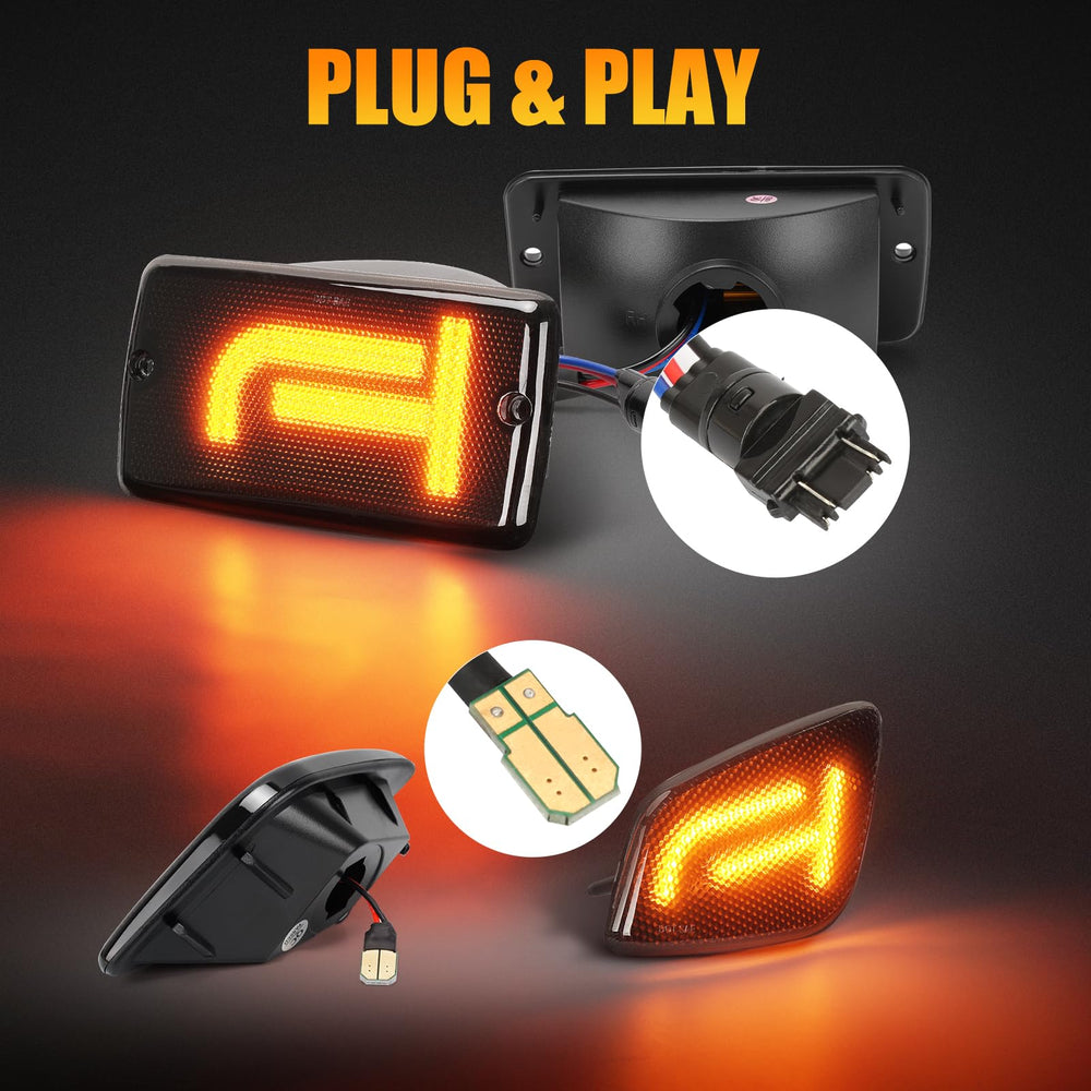 CAFOPAR Brighter TJ LED amber signal for faster on/off responses.