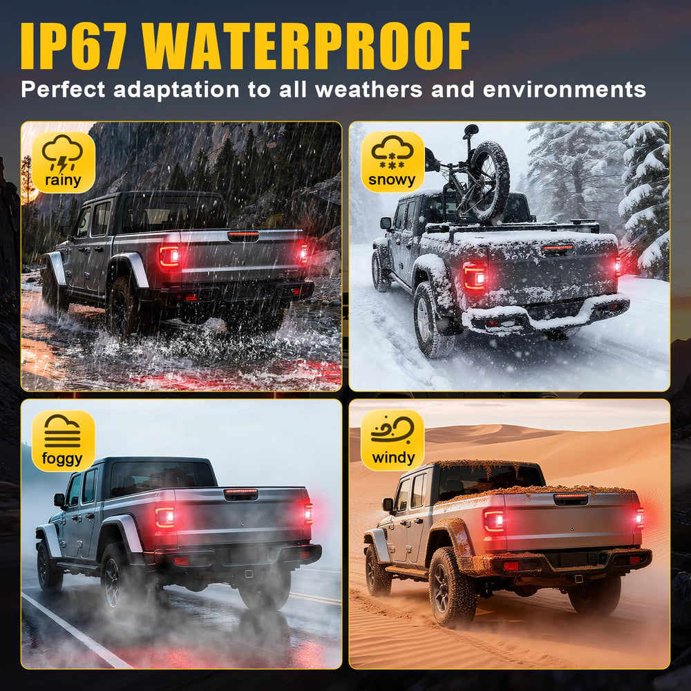 CAFOPAR DOT LED tail light easy installation with factory halogen compatibility.