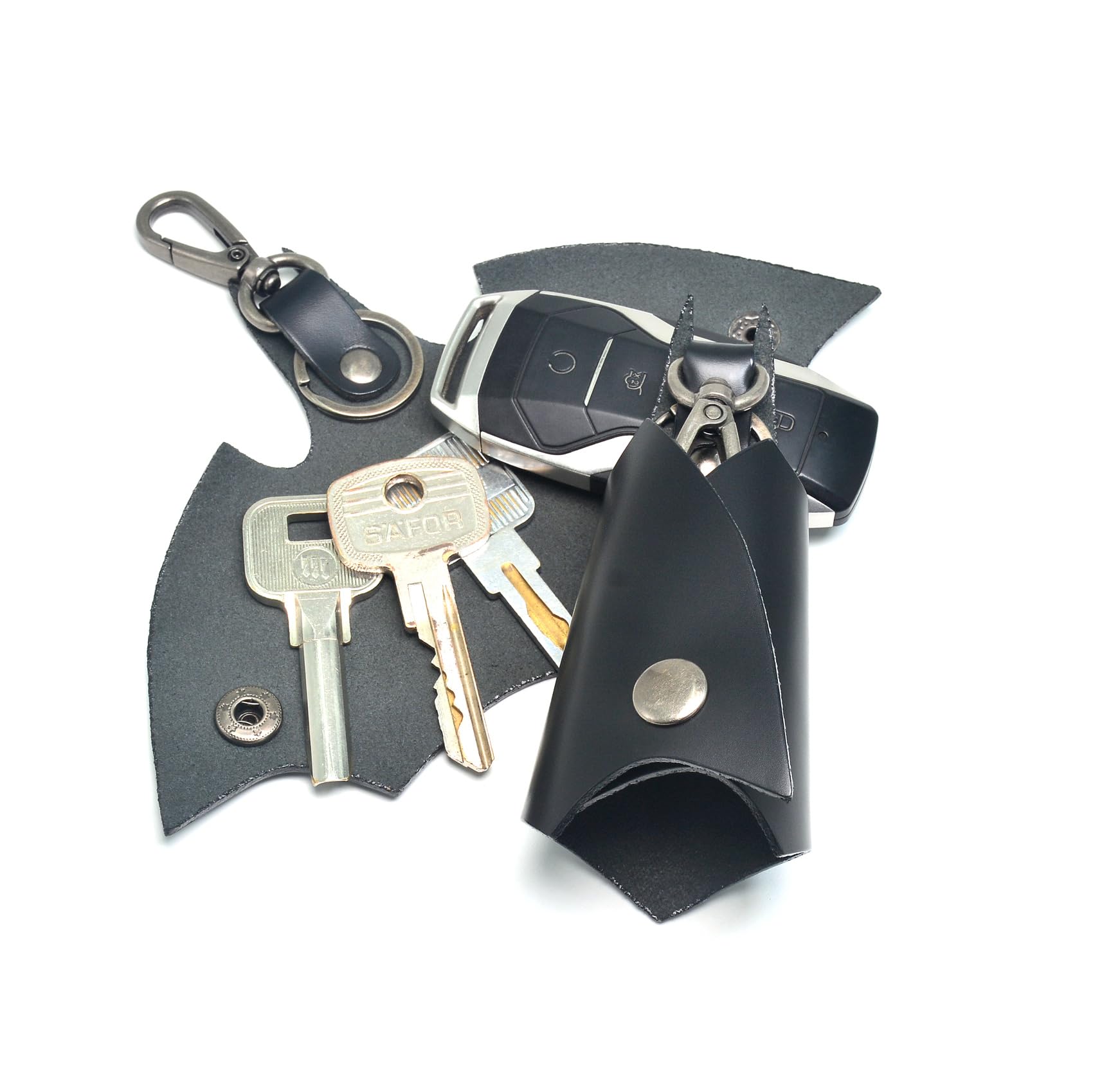 CAILLU Leather Bat Keychain gift-ready packaging for gifting occasions.